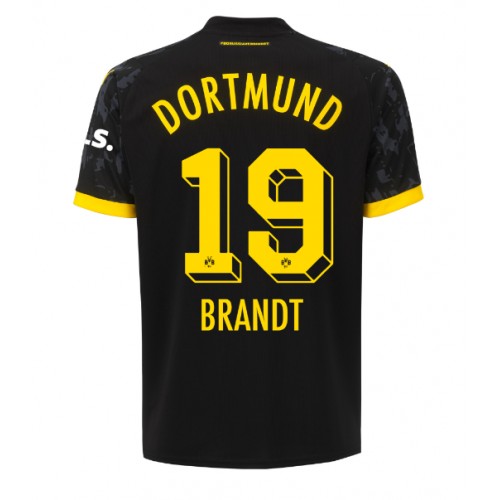 Fotbalové Dres Borussia Dortmund Julian Brandt #19 Venkovní 2023-24 Krátký Rukáv